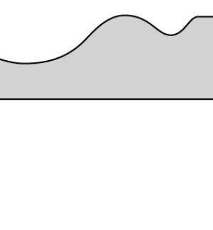Наличник фигурный "Торнадо" эмаль Сапфир 80*14*2140 телескоп 