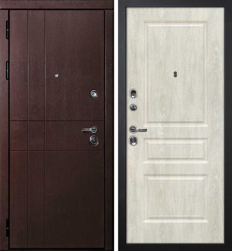 ДМ С-2 шагрень черн, замки Гардиан (ФП-1 орех премиум/ Версаль-2 шале PVC дуб седой) 860 Л