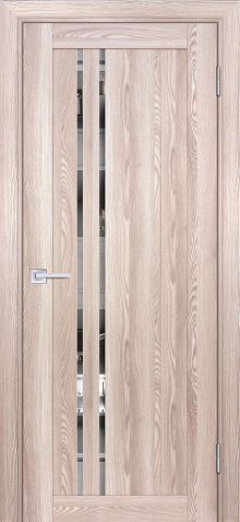 PSK-10 nanotex, ривьера крен-экрю ДП1900х550 стекло зеркало светлое