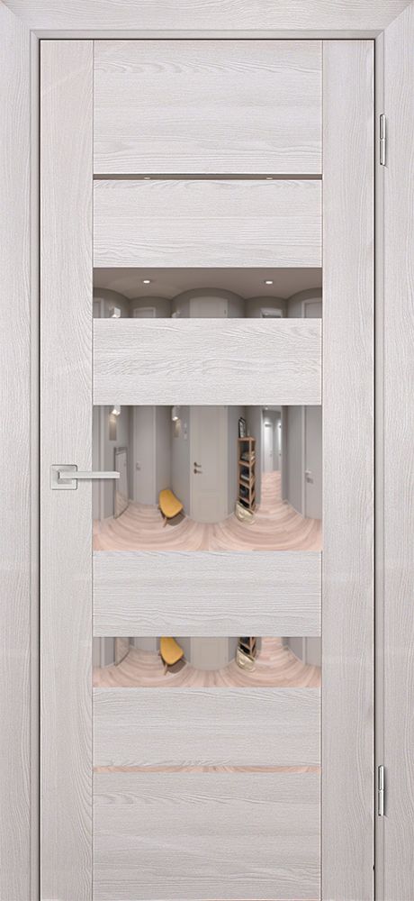 PSK-5 nanotex, ривьера крем ДП2000х600 стекло зеркало светлое