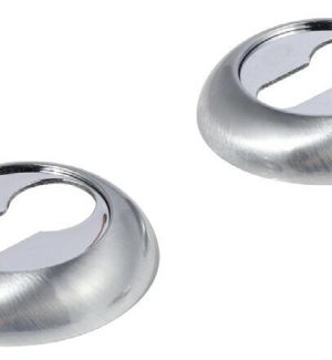 Накладка на ключевой цилиндр ESCUR EURO/FIN SC-01 MAT.CHROME (матовый хром)