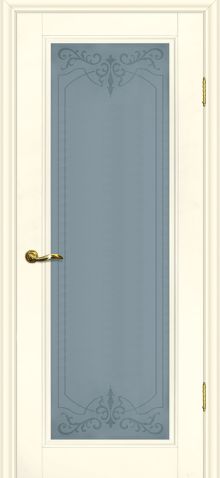PSС-25 "Classic" РР магнолия ДО 900*2000 ст.белый сатинат с худож. рисунком