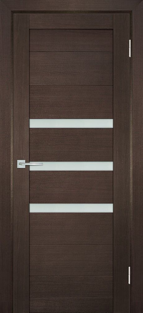 ТЕХНО 709 nanotex, венге 900*2000 стекло белый сатинат