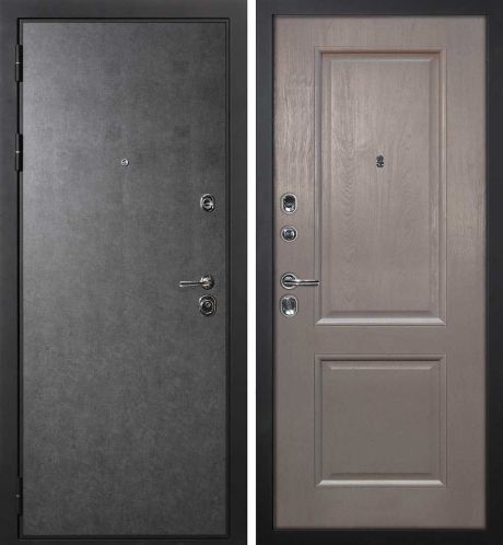 ДМ П-2/1 черный муар, Kale (ФП гладкая штукатурка графит/PSU-28 nanotex каменное дерево) 860 ПР