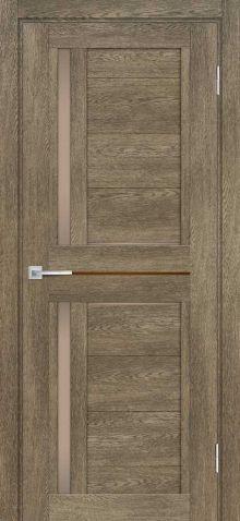 ТЕХНО-804 nanotex, бруно 700*2000 стекло бронза сатинат, кофе лакобель