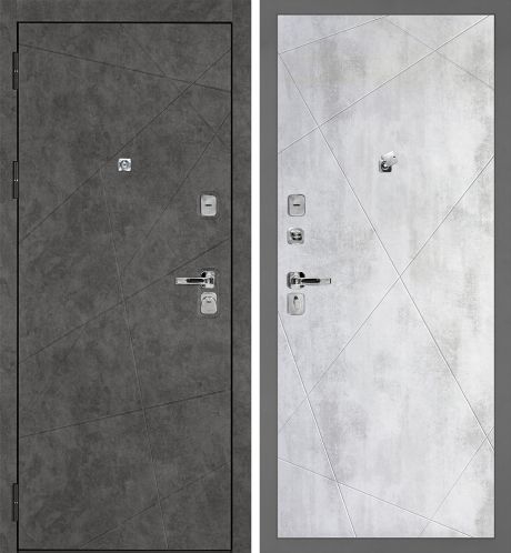 ДМ Урбан-127 муар серый, Kale 252R/Border (Бетон темный ФЛ-127/PR-103 Бетон светлый ) 880 ПР