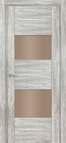 PSL-21  nanotex, сан-ремо серый 550*1900 стекло сатинат бронза