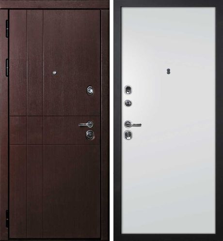 ДМ С-2 шагрень черн, замки Гардиан (ФП-1 орех премиум/ гладкая PP агат) 960 ПР