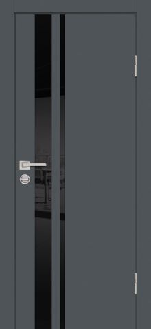 P-16 NEW PP графит, 800*2000 стекло черный лакобель