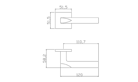 Ручка ADDEN BAU SHELF S-559 BLACK (цвет ЧЁРНЫЙ МАТОВЫЙ)
