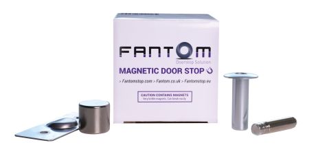 FANTOM PREMIUM FNT0009 Дверной ограничитель магнитный скрытый матовый хром