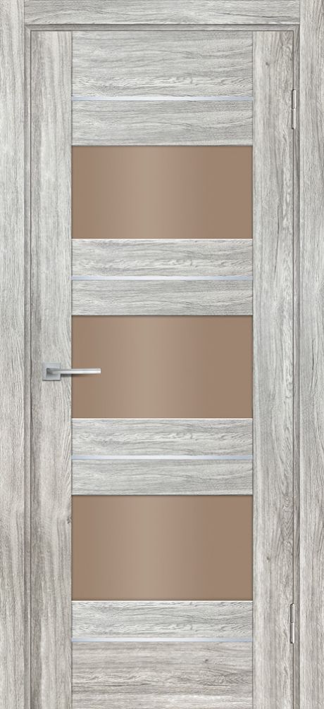 PSL-11  nanotex, сан-ремо серый 550*1900 стекло сатинат бронза