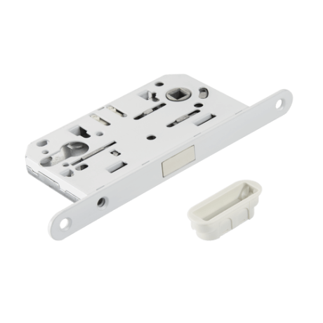 Защёлка врезная магнитная под ключевой цилиндр ADDEN BAU KEY-5085 MAG WHITE (цвет БЕЛЫЙ)