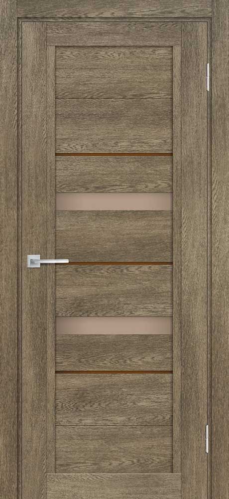 ТЕХНО-802 nanotex, бруно 900*2000 стекло бронза сатинат, кофе лакобель