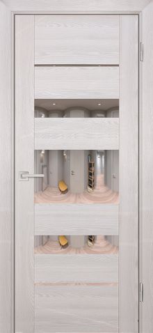 PSK-5 nanotex, ривьера крем ДГ2000х400 стекло зеркало светлое
