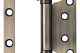Петля накладная без врезки B020-U 100X75X2.5-2BB-1AB (бронза)