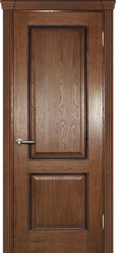 Фрейм 02 Дуб, багет тиснение патина шоколад, глухое 600*1900