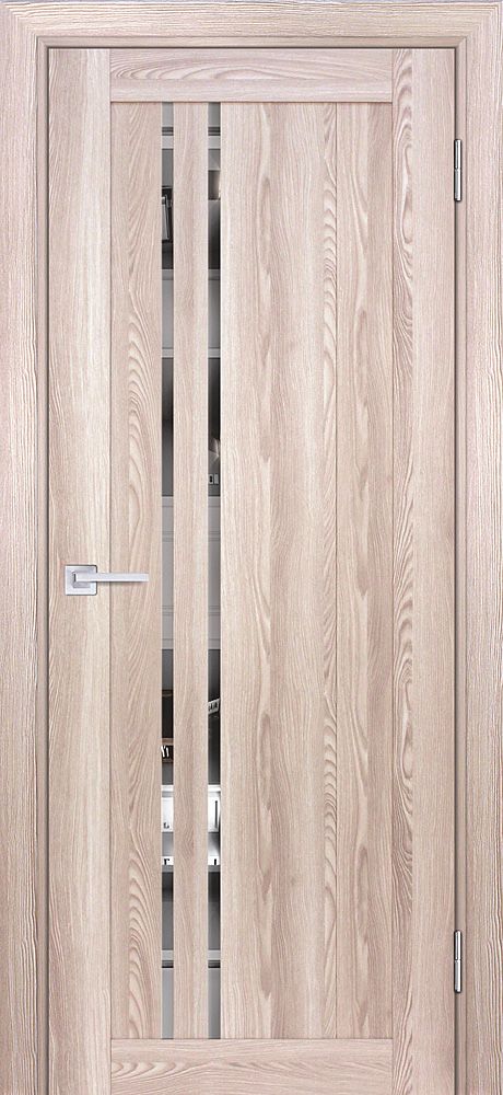 PSK-10 nanotex, ривьера крен-экрю ДП1900х550 стекло зеркало светлое