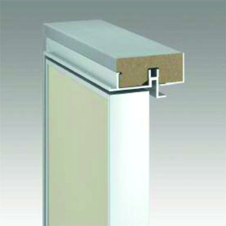 Комплект скрытого короба PX  AL-INVISIBLE, с уплотнителем, врезка под 2 петли AGB /комп.2,5шт/