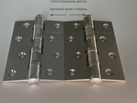 Универсальная петля врезная латунная A010-C 100X70X3-4BB-1HH (никель)