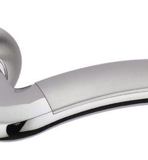 Ручка со сменными накладками ADDEN BAU. TWIN A127-02 CHROME (цвет МАТОВЫЙ ХРОМ / ХРОМ БЛЕСТЯЩИЙ)