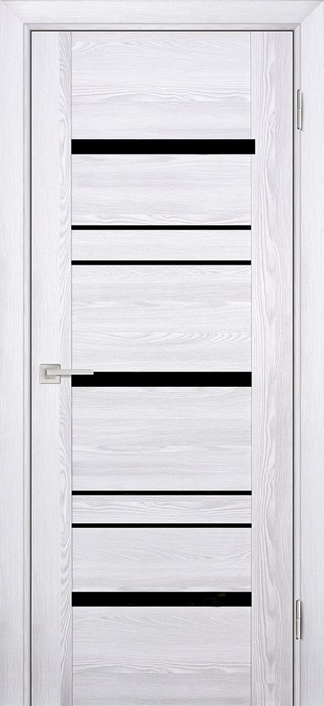 PSK-3 nanotex, ривьера айс 800*2000 стекло Черный лакобель