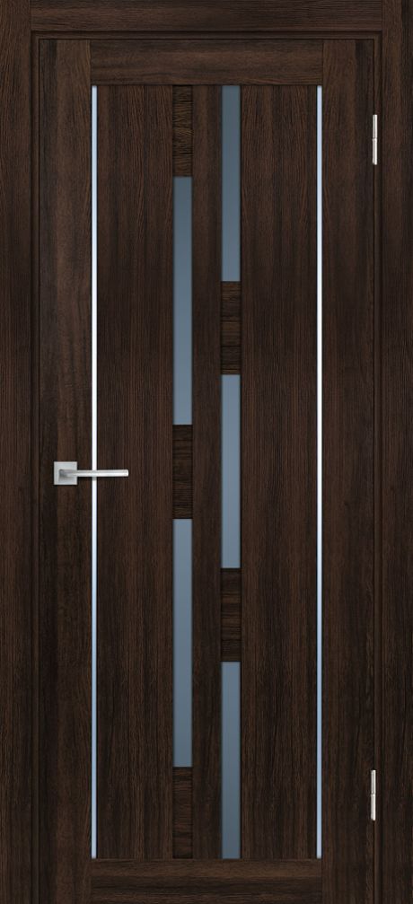 PSL-33  nanotex, сан-ремо шоколад 900*2000 стекло сатинат графит