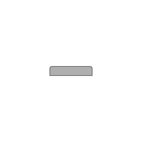 Притворная планка МДФ soft-touch, белый бархат 30*8*2070