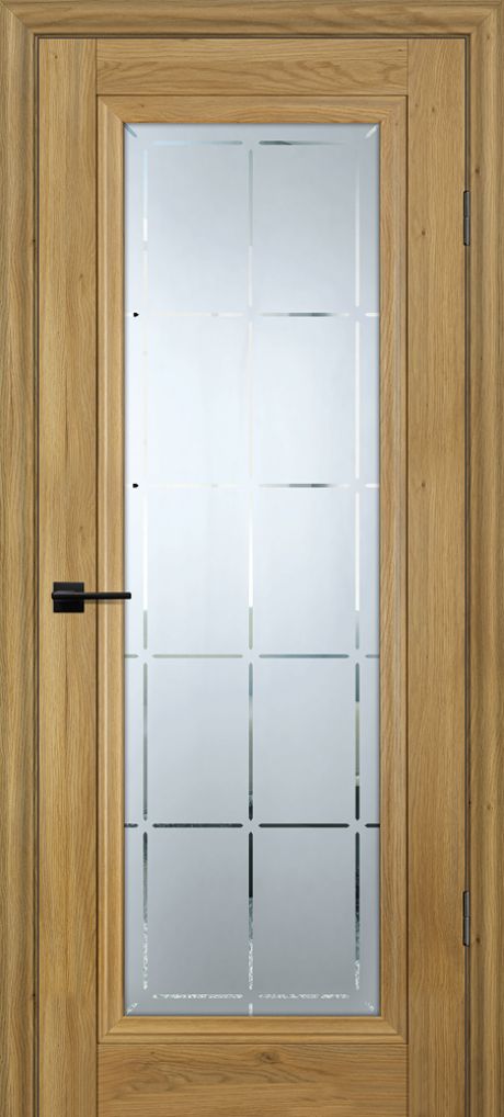 PSC-35 "Classic" nanotex дуб золотистый ДО2000х600 стекло сатинат худ.гравировка