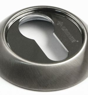 Накладка на ключевой цилиндр CL H (никель, круглое основание)