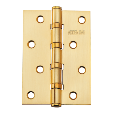 Петля универсальная с четырьмя подшипниками ADDEN BAU. 100X70X2.5 4BB SATIN GOLD (цвет МАТОВОЕ ЗОЛОТО)