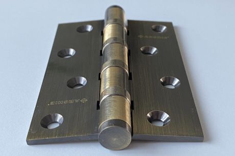 Универсальная петля врезная латунная A010-C 100X70X3-4BB-1B (бронза)