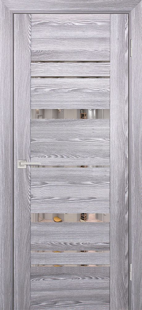 PSK-2 nanotex, ривьера грей ДП1900х600 стекло зеркало светлое