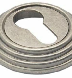 Накладка на ключевой цилиндр ADDEN BAU. SC V001 AGED SILVER (состаренное серебро)