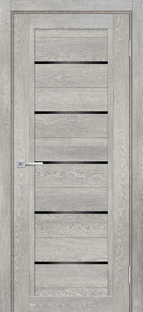 ТЕХНО-809 nanotex, чиаро гриджио 550*1900 стекло черный лакобель