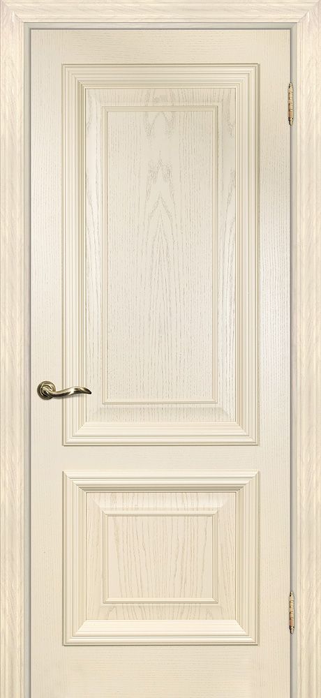 Фрейм 08  шпон роз.Дуб сливочный, багет без патины, глухое, 900х2000