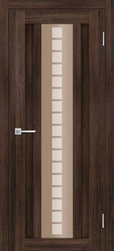 PSL-16  nanotex, сан-ремо шоколад 600*1900 стекло сатинат бронза