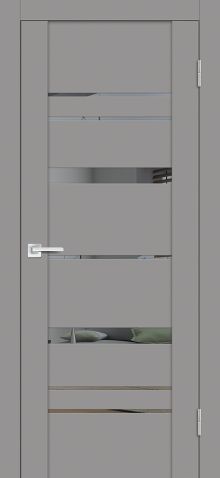 PST-2 soft-touch, серый бархат 700*2000 стекло зеркало тонированное