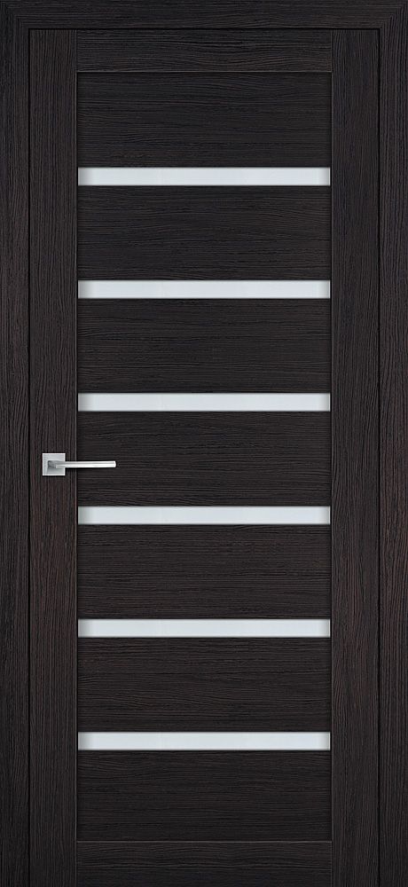 ТЕХНО 607 (3D), венге 600*2000 стекло белый сатинат