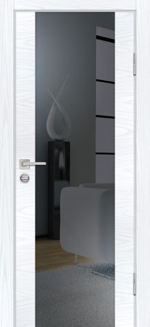 P-7 NEW PP дуб скай белый, 700*2000 стекло зеркало тонированное