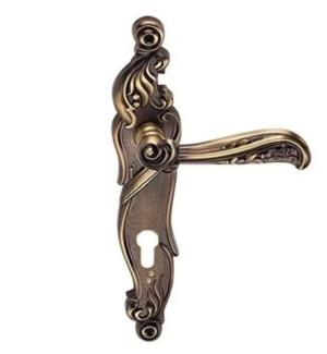 Ручка RIZO ANT. COFFEE (CL) (на планке под ключевой цилиндр, кофе)