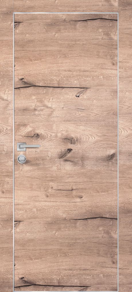 PX-1 PP дуб пацифик, 700*2000 /врезка под петли и замок AGB/ Al-кромка с 4-х сторон