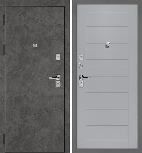 ДМ Урбан-127 муар серый,Kale 252R/Border(Бетон темный ФЛ-127/ТЕХНО708эмалит манхэттен глух.вст)880ПР