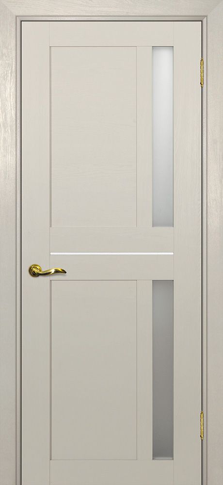 PSU-19 nanotex бланжевое дерево 800*2000 стекло белый сатинат