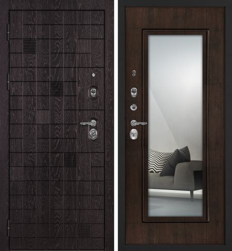 ДМ Нона-36 муар черный,Kale 442R/Kale 447L(Горький шоколад ФЛ-36/PR-192 Z Тиковое дер,зеркало)980 Л