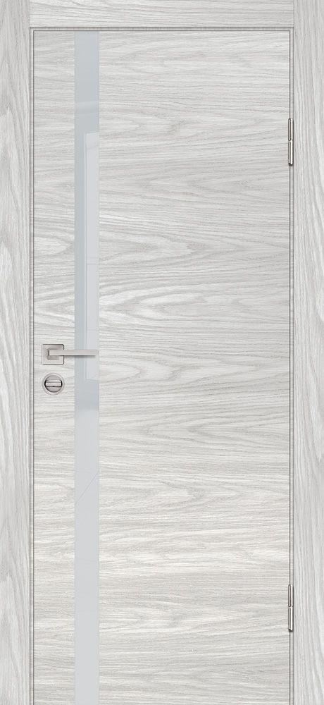 P-8 NEW PP дуб скай бежевый, 800*2000 стекло лунный лакобель