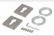 Накладка на ключевой цилиндр ADDEN BAU SC SQ-001 NICKEL (цвет НИКЕЛЬ)