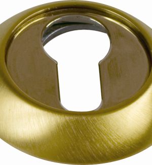 Накладка на ключевой цилиндр SILLUR CL S.GOLD (матовое золото, круглое основание)