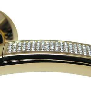 Ручка ARCHIE SILLUR 132 P.GOLD/CRYSTAL (золото блестящее / кристаллы PRECIOSA)