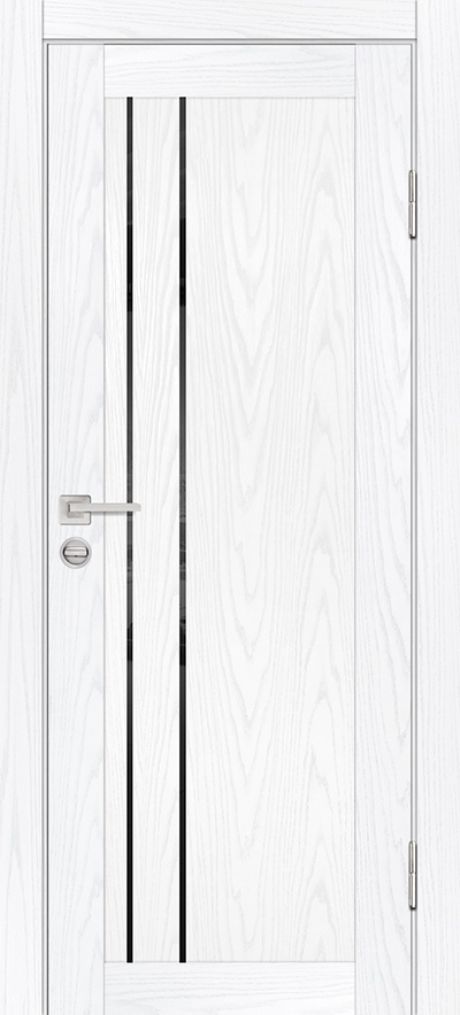 PSM-10 PP дуб скай белый, 600*1900 стекло черый лакобель